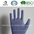 Blauer PU-beschichteter Arbeitsschutzhandschuh (SL-PU201B1)